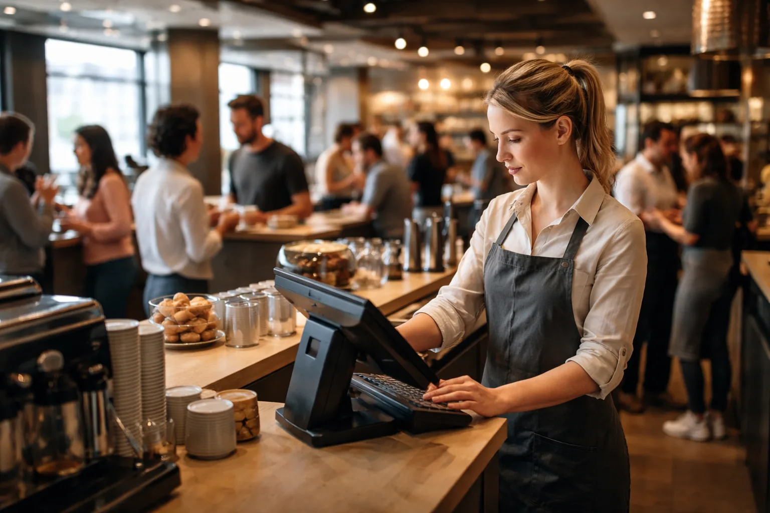 Busy hospitality venue using epos247 point of sale